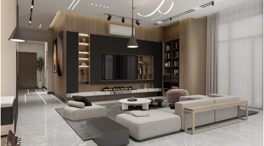اعمال تصميم فيلا اكتوبر